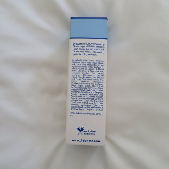 Dr. Denese Glow Younger Exfoliating Liquid  NWOT - Picture 3 of 4